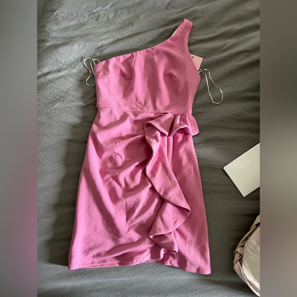 Hello Molly  NEW WITH TAGS pink dress, size small.